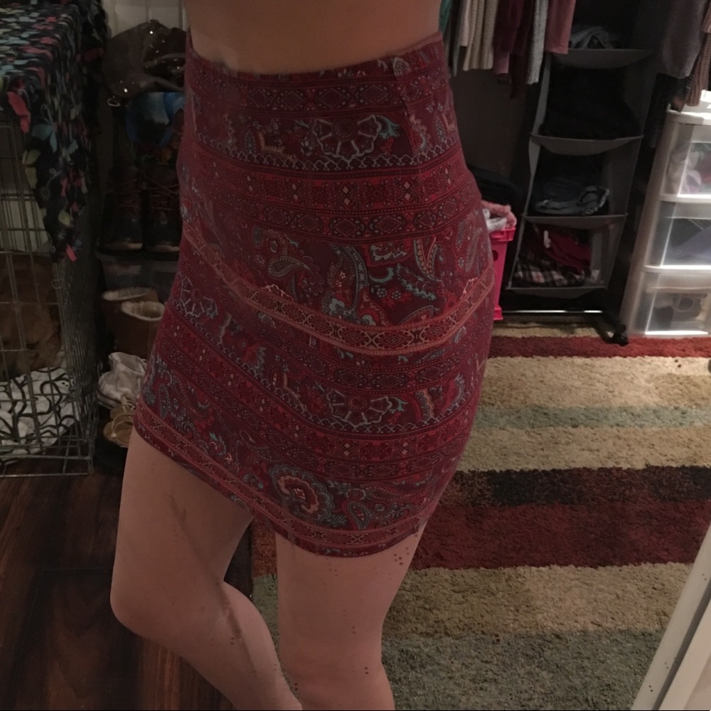 pattern skirt