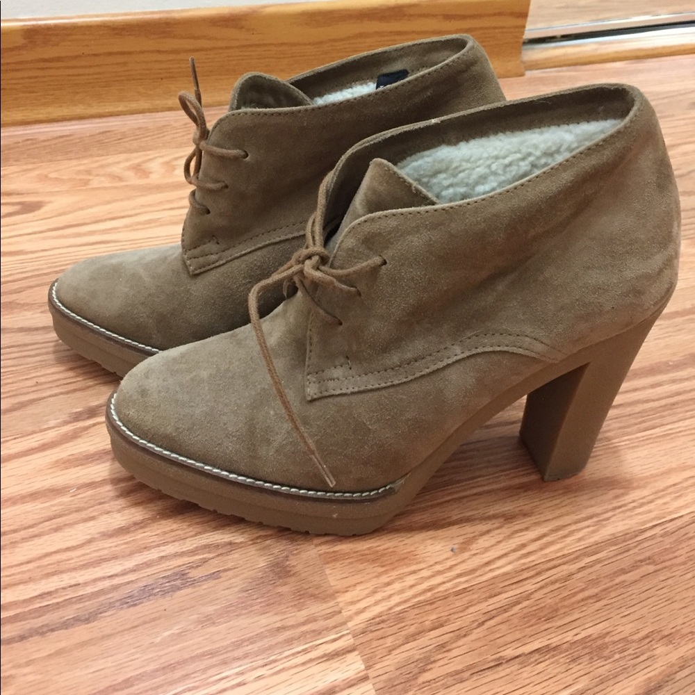 Ralph Lauren Collection Tricia suede booties