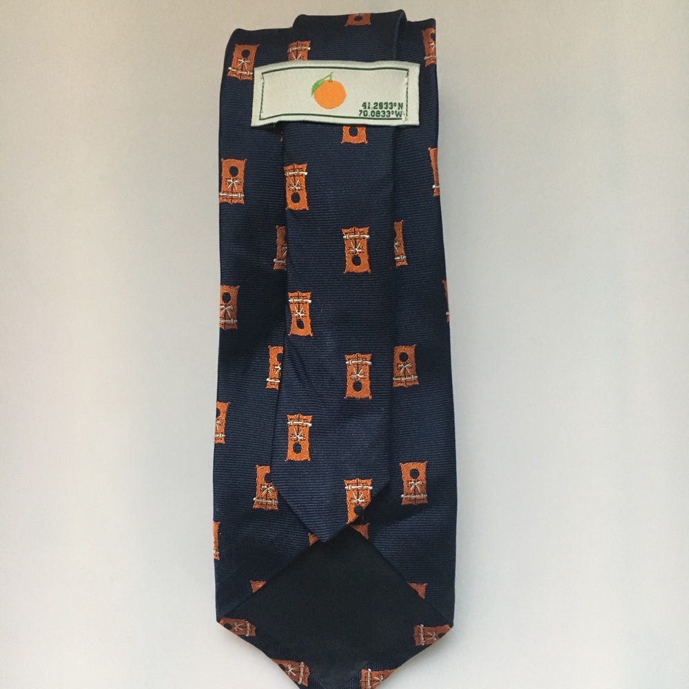 Navy Life Jacket Club Tie