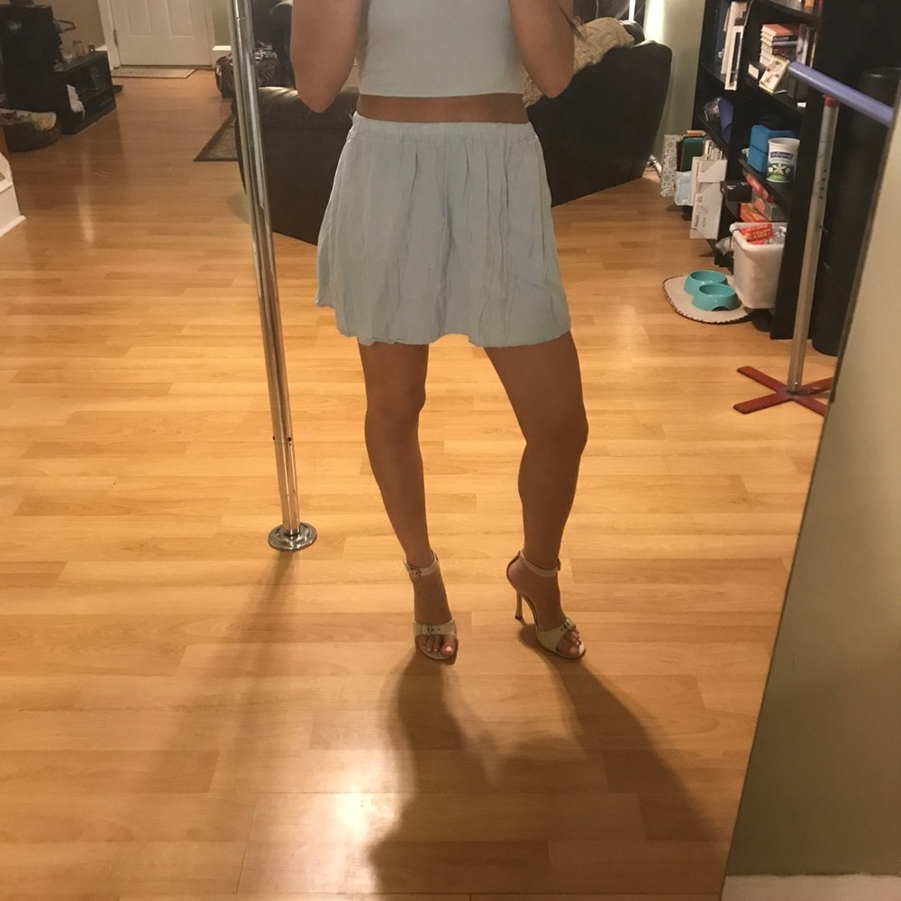 Baby blue Brandy Melville skirt