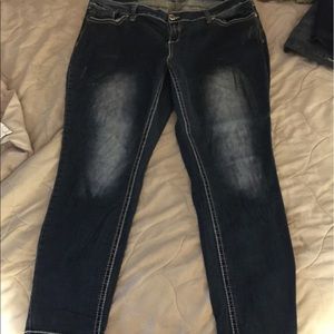 YMI distressed skinny jeans