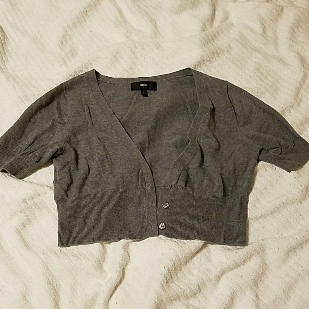 MOSSIMO Mini Gray Cardigan