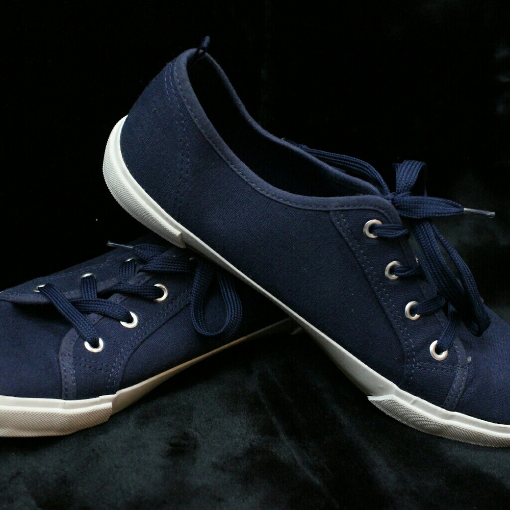 Blue sneakers