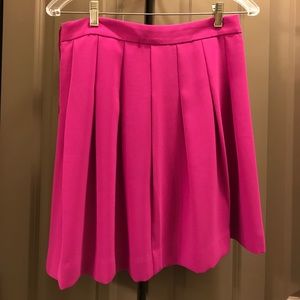 J. Crew Pink pleated skirt