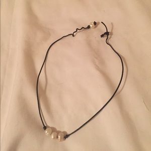 Pearl chocker necklase