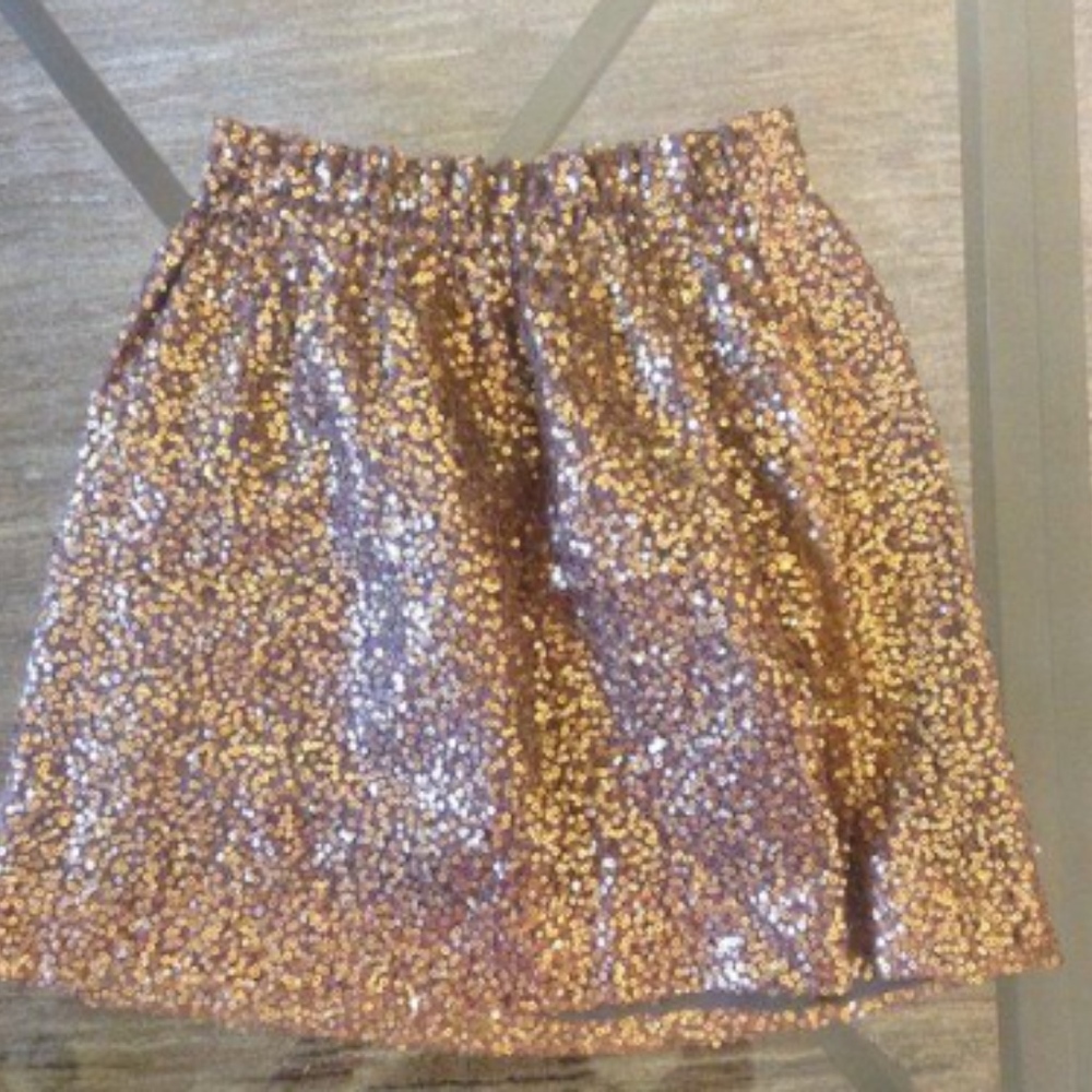 J Crew Sequin Skirt