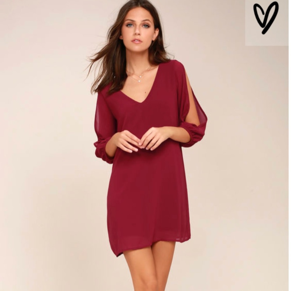 ✨Wine Red Dress ✨