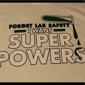 Size Large "Super Powers" Tee