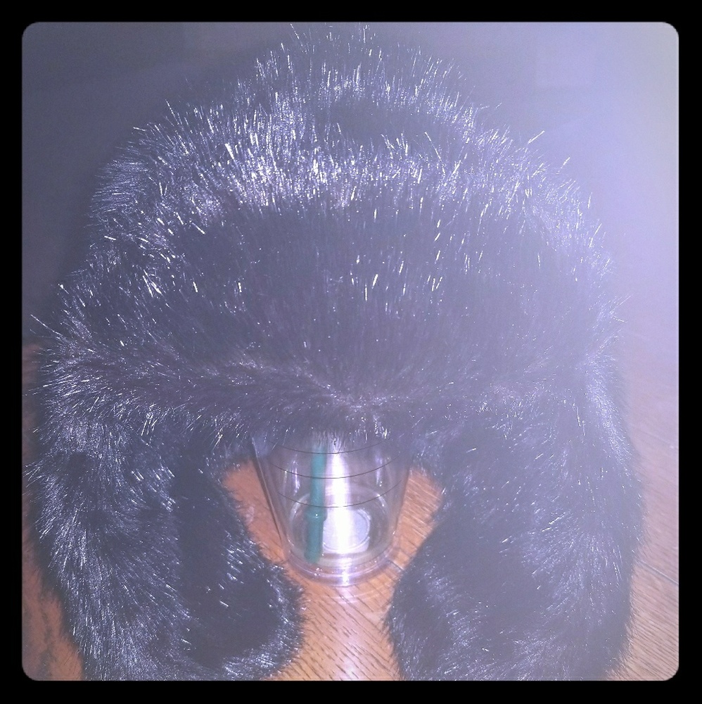 Vera Wang faux fur hat