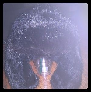 Vera Wang faux fur hat