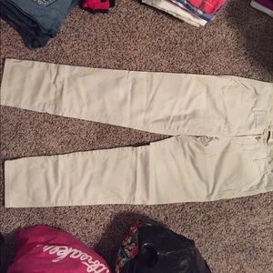 hollister cream colored jeans