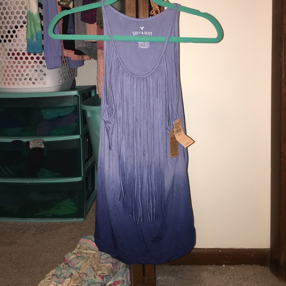 American Eagle Tassle Top