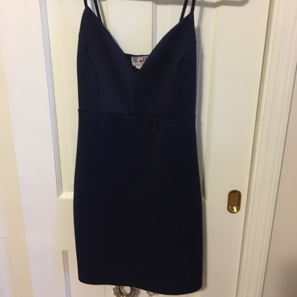 Navy blue dress