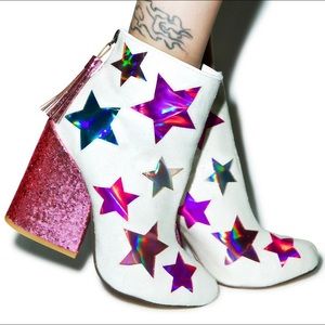 YRU Gem Star Ankle Boots