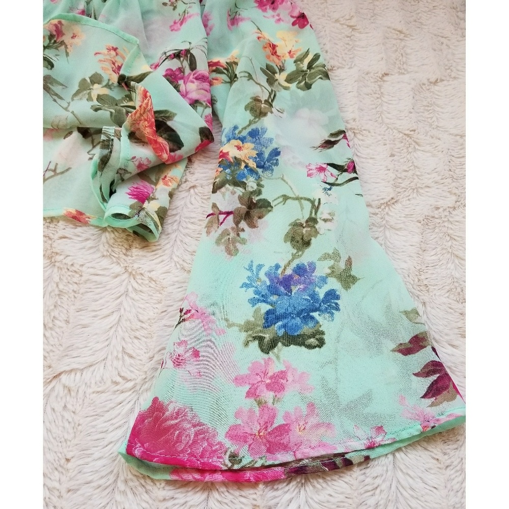 floral crop top - Picture 6 of 8
