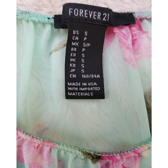 floral crop top - Picture 4 of 8