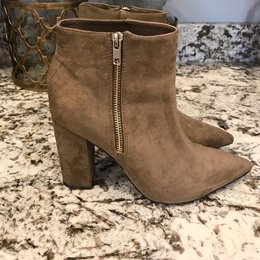 Tan Booties