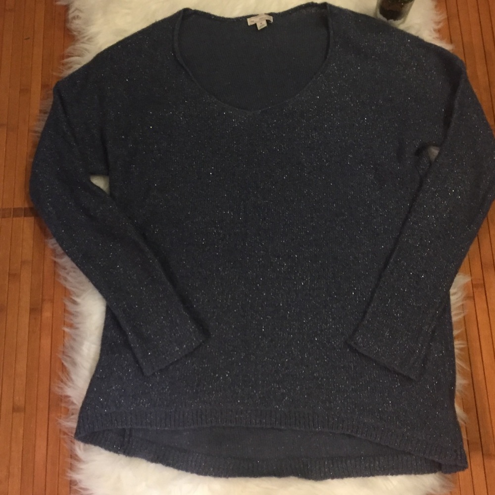 GAP Gray Shimmer Sweater
