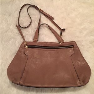 Light Brown Italian Leather Purse