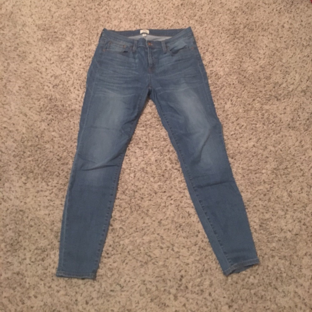 J. Crew toothpick skinny jeans sz 30