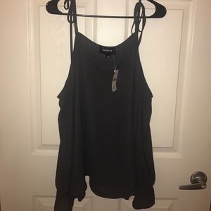 Open Shoulder Long Sleeve Nordstrom Top