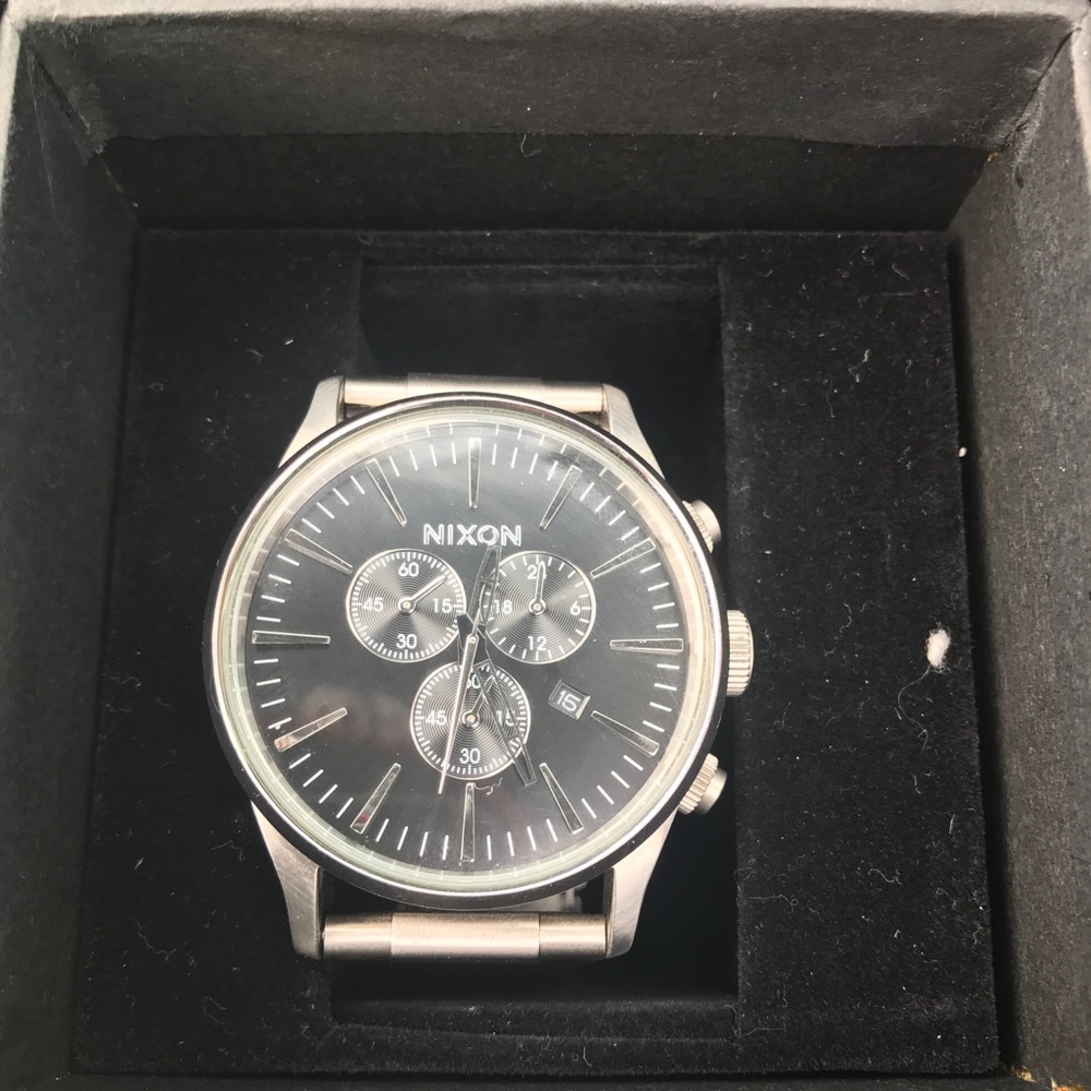 Nixon Sentry Chrono Stainless steel watch