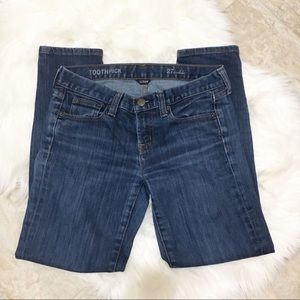 J. Crew Toothpick Ankle Jeans 27x27