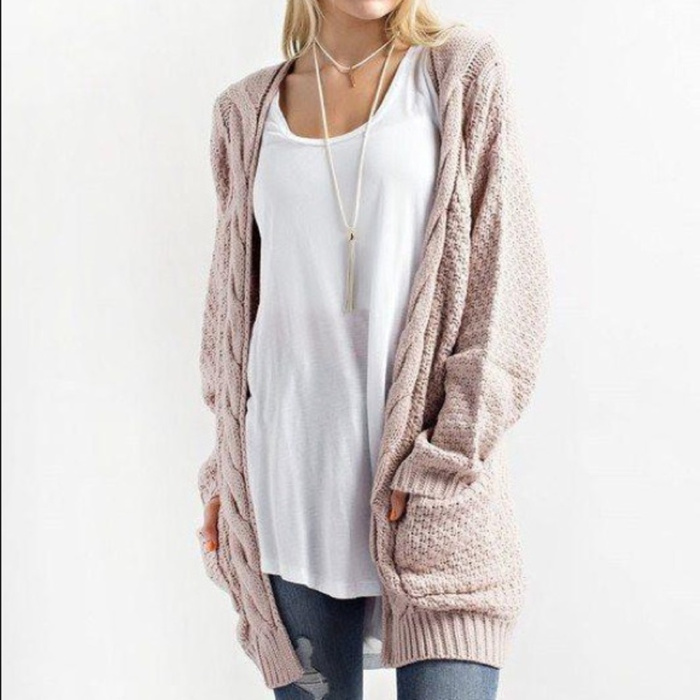 ❤️LAST 1❤️Cable Knit Cardigan Sweater - Picture 2 of 3