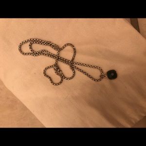David Yurman chain necklace with black onyx David Yurman chain necklace with black onyx