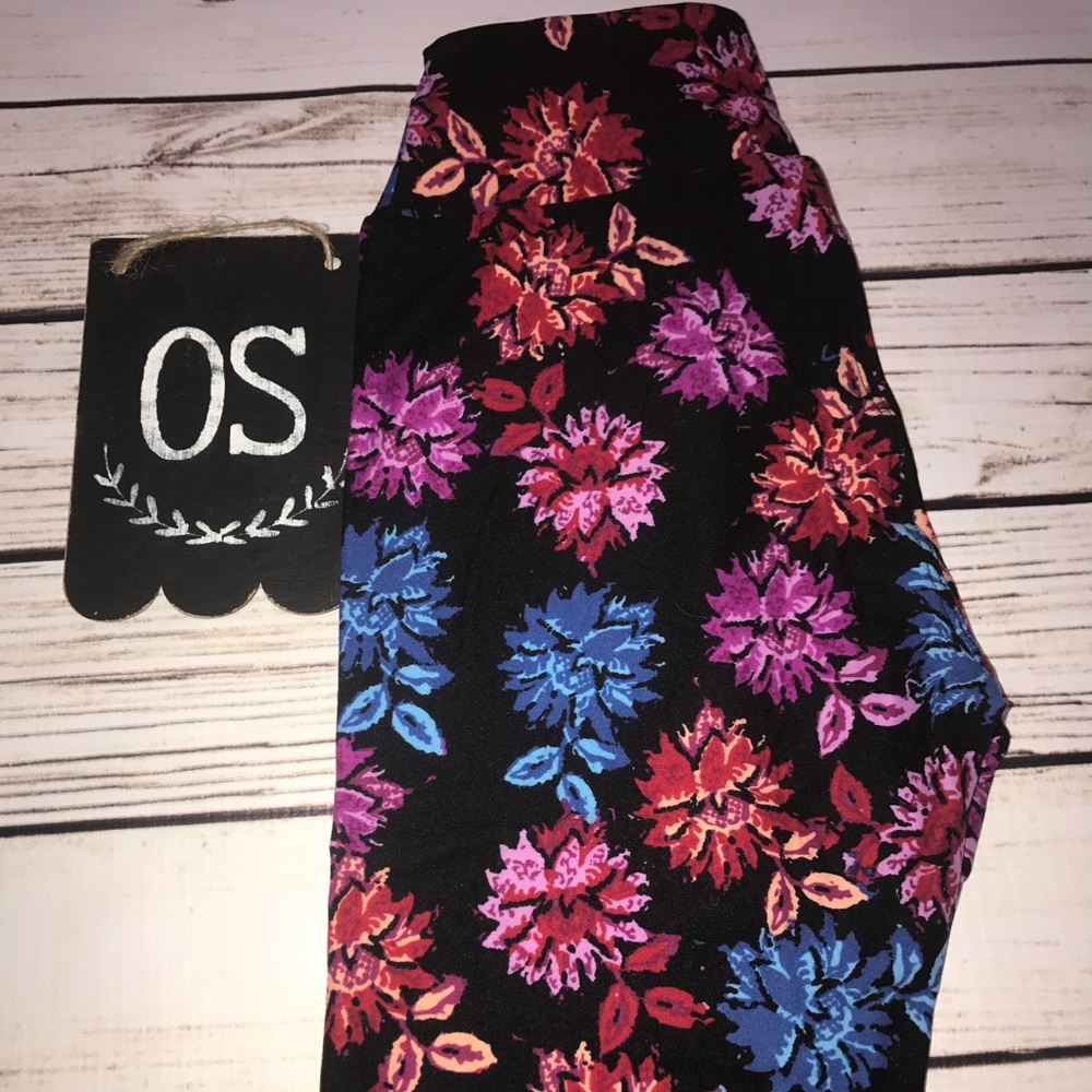 LULAROE ONE SIZE os leggings bwt
