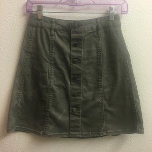 High waisted skirt
