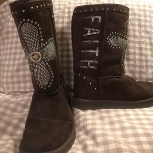 Fuzzy boots