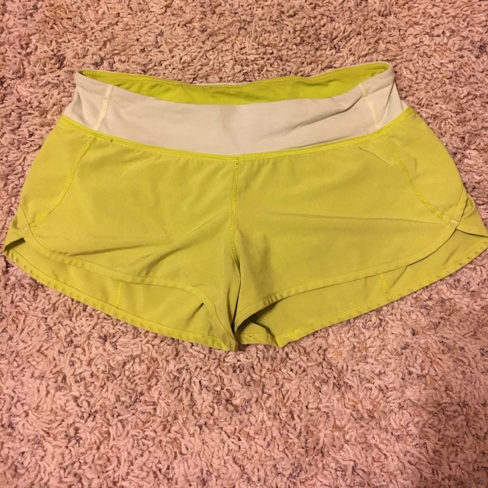 ⚡️flash sale⚡️Lululemon green speed shorts