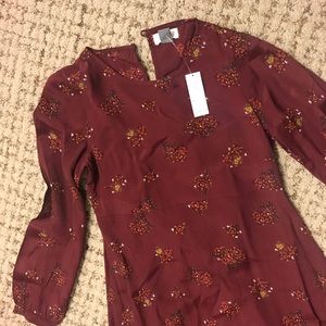 Boho style maroon dress Boho style maroon dress