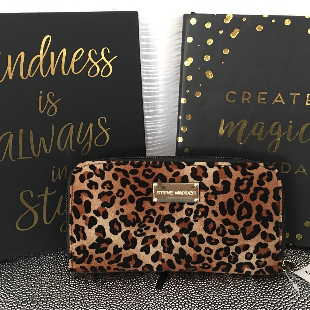 Steve Madden Leopard Wallet