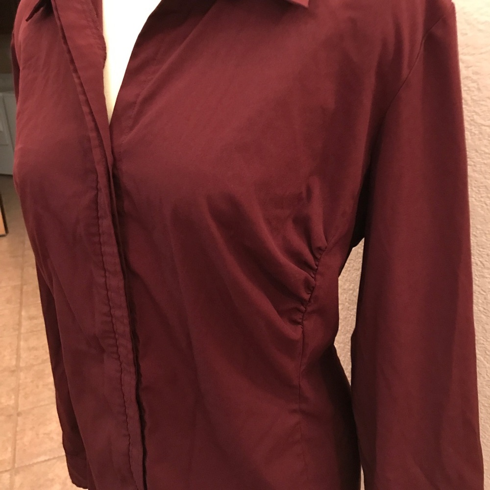 Maroon Button Down
