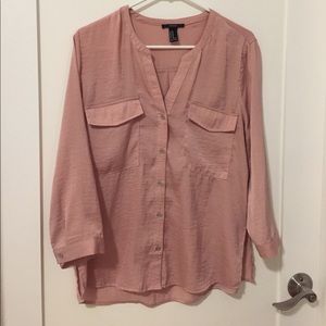 Dusty Rose Colored Blouse - Forever 21