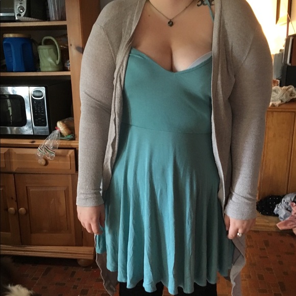 Long Nude Cardigan - Picture 3 of 3