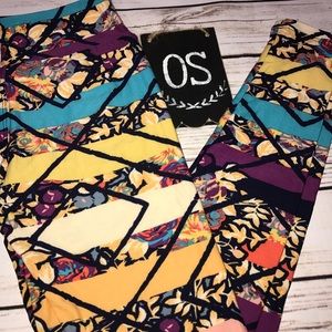 LULAROE ONE SIZE os leggings bwt
