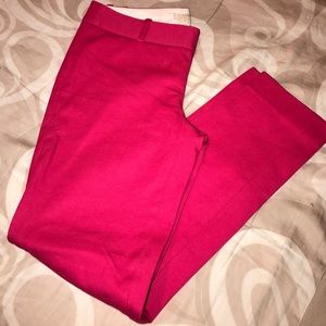 J. Crew magenta stretch Winnie pant J. Crew magenta stretch Winnie pant