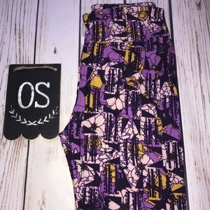 LULAROE ONE SIZE os leggings bwt