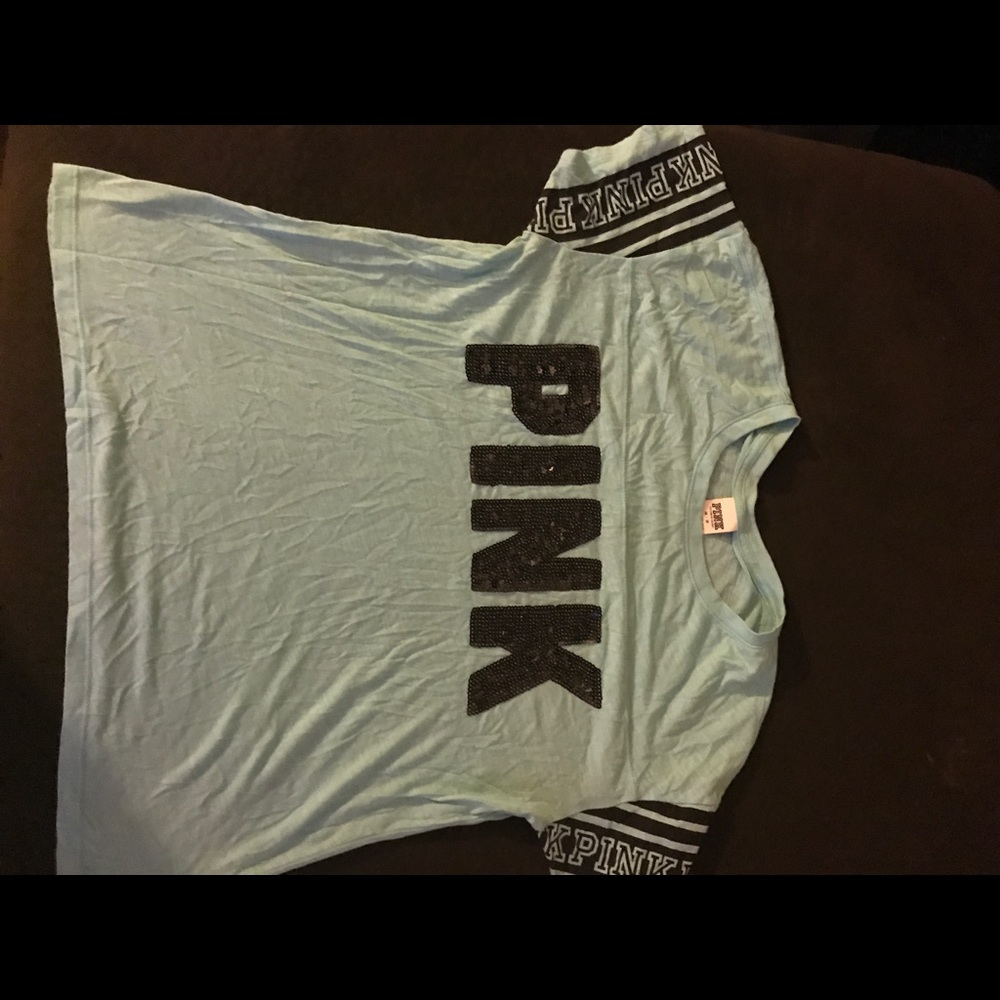 Victoria secret pink sequence tee