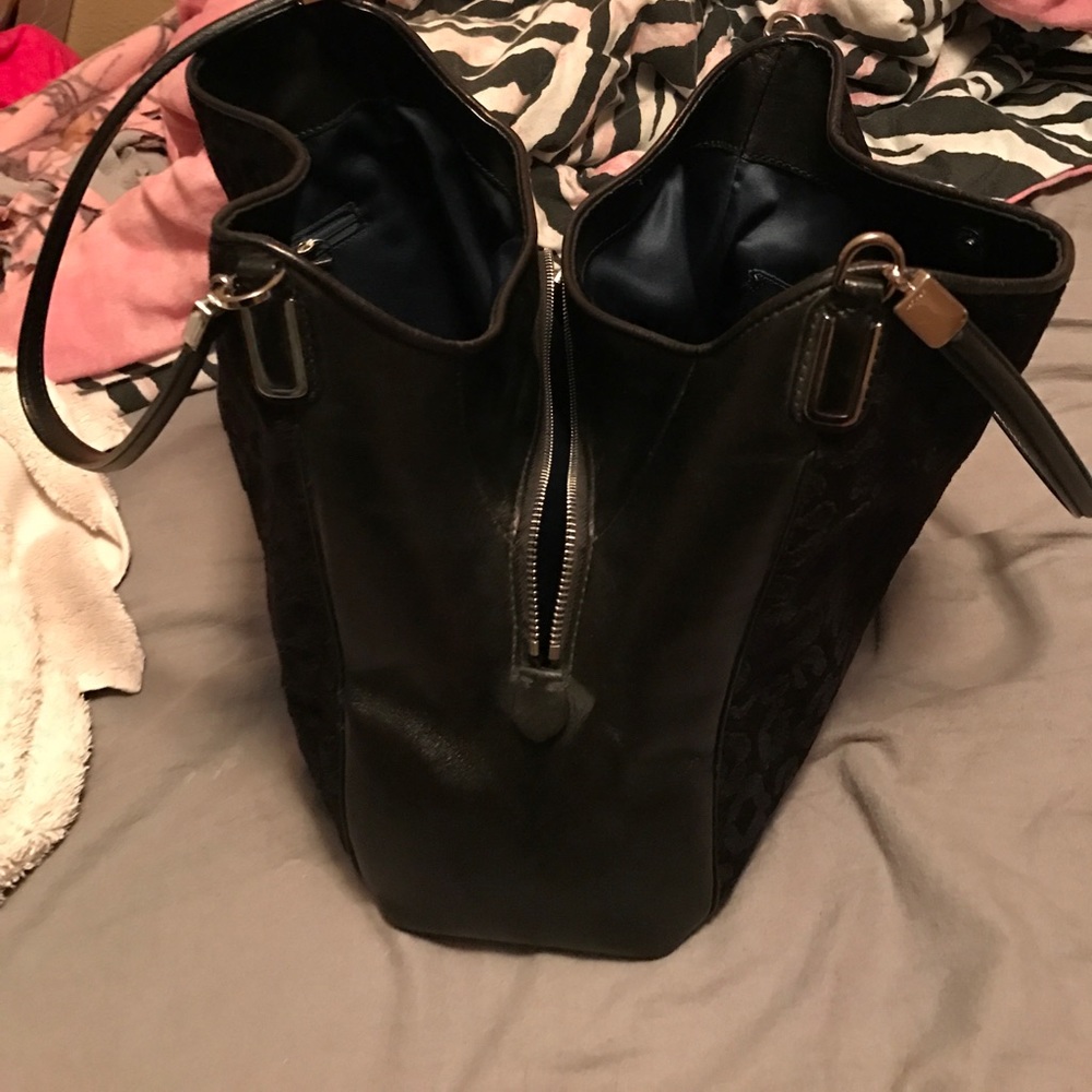 Coach phoebe bag leopard print