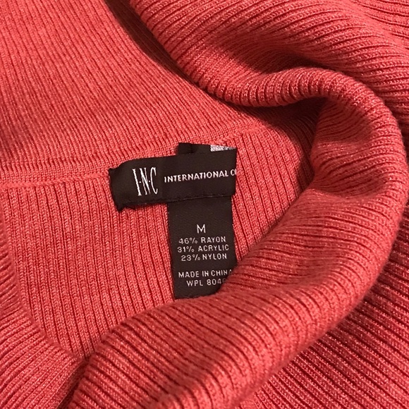 Rose pink cowl neck top. Perfect for fall! - Picture 4 of 4