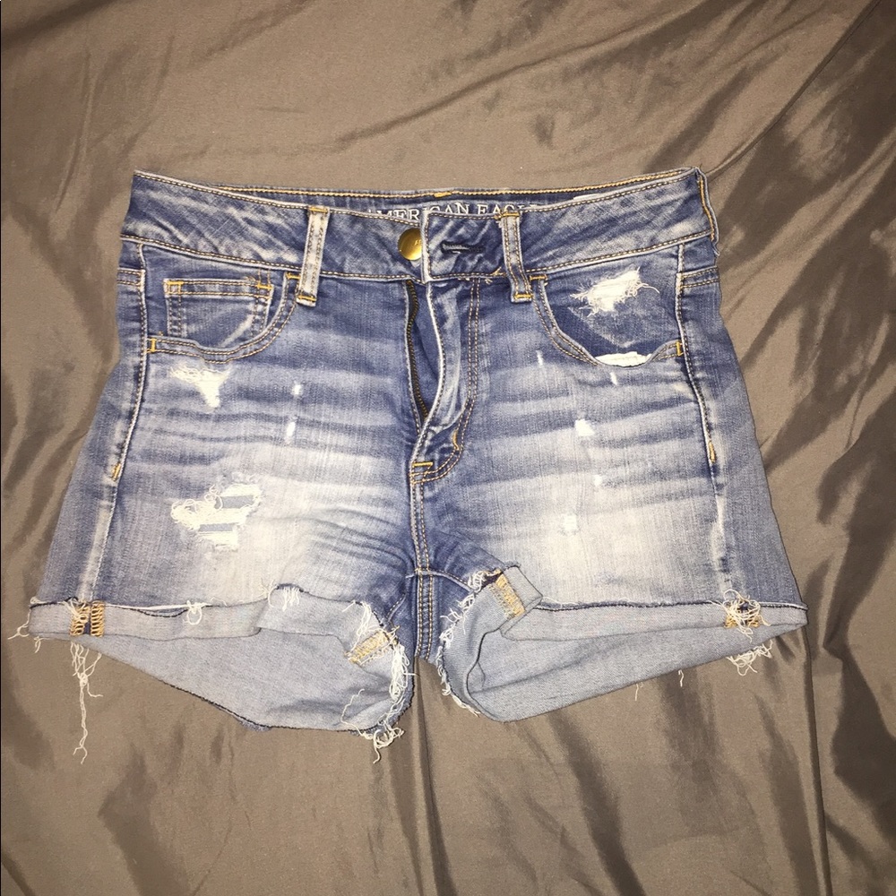 American Eagle high rise shortie- size 4