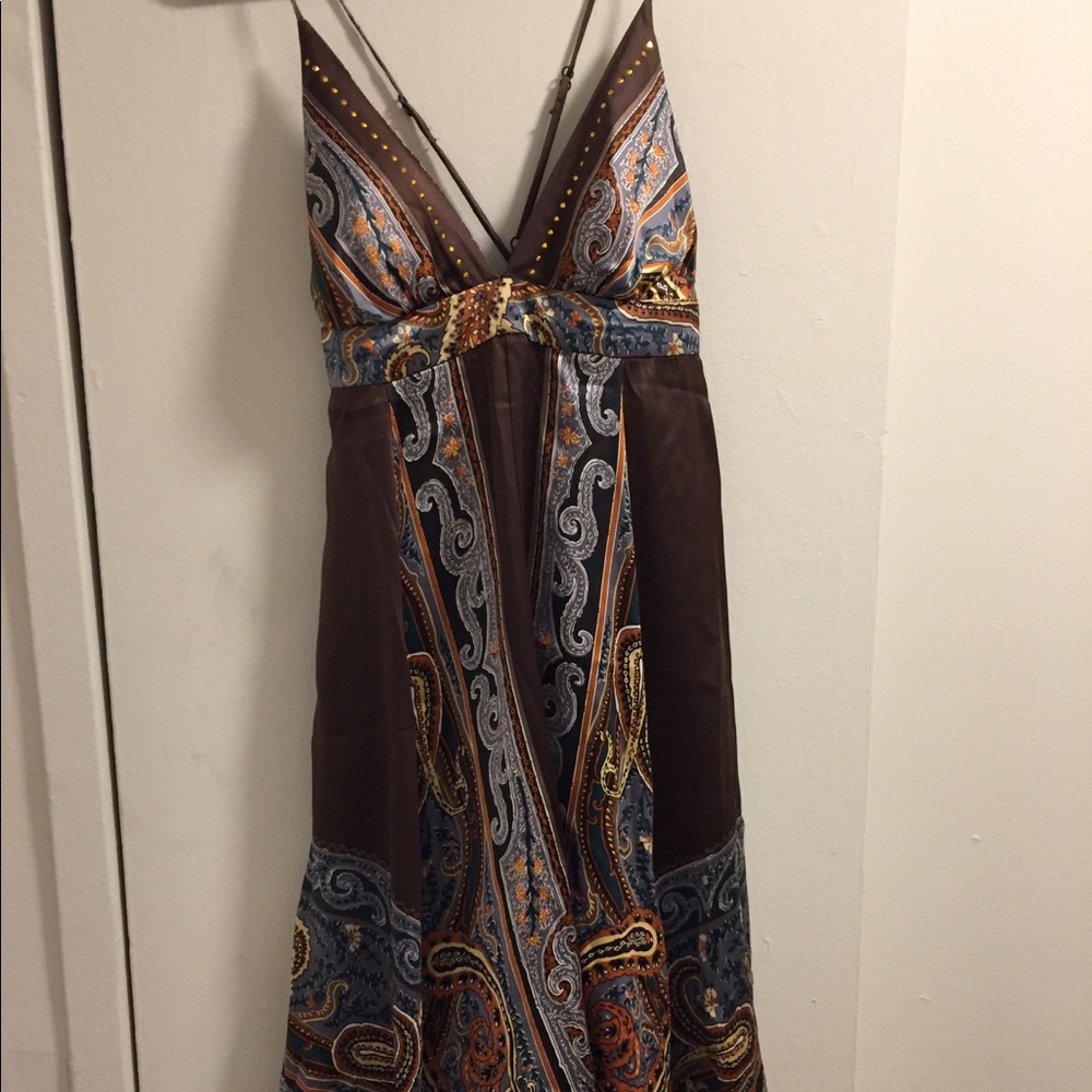 100% silk Single handkerchief dress. Size 2