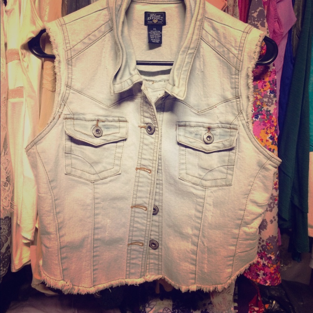 Denim vest