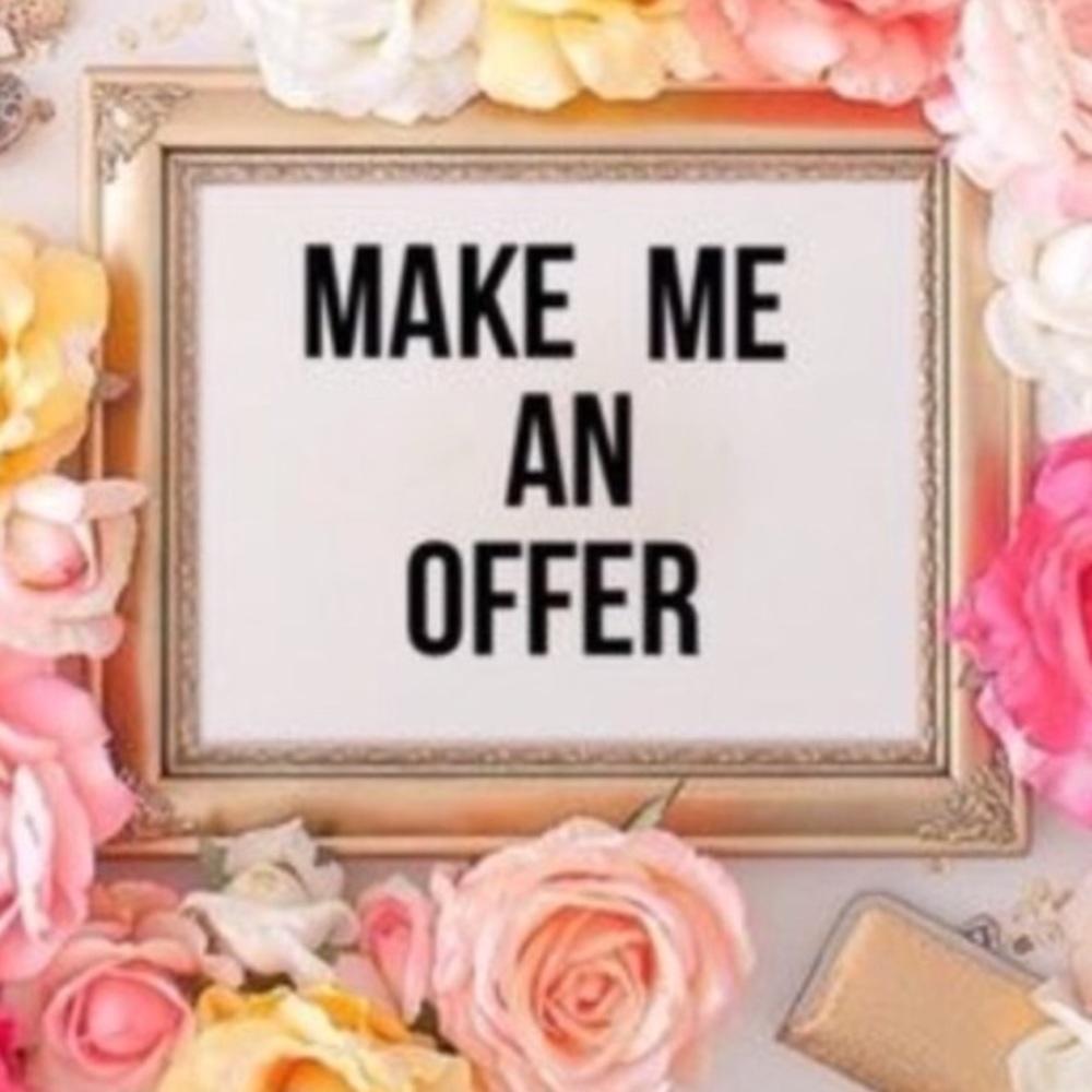 Love an item but not the price? Make me an offer!