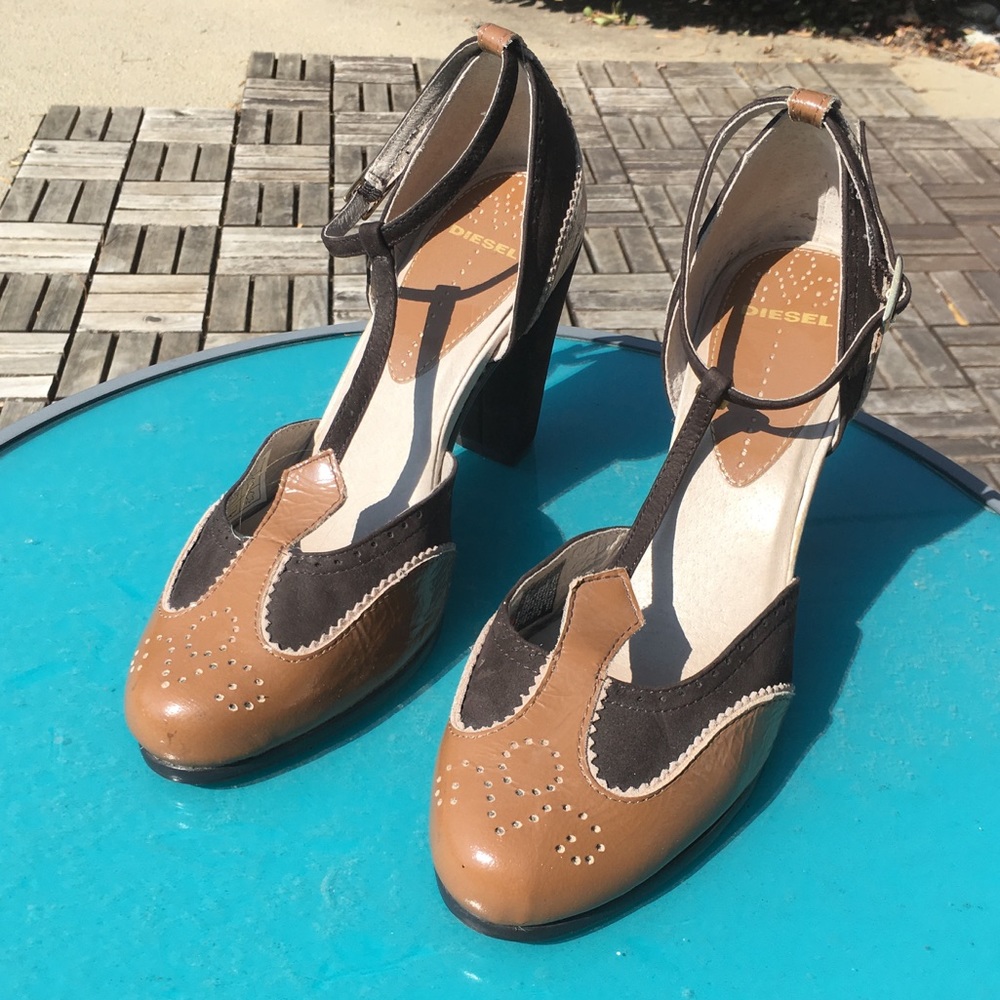 Diesel pinup/steampunk type/vintage looking heels!