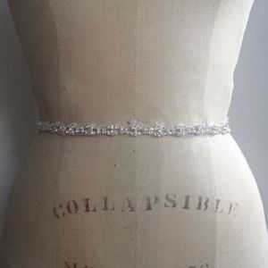 Bride sash belt